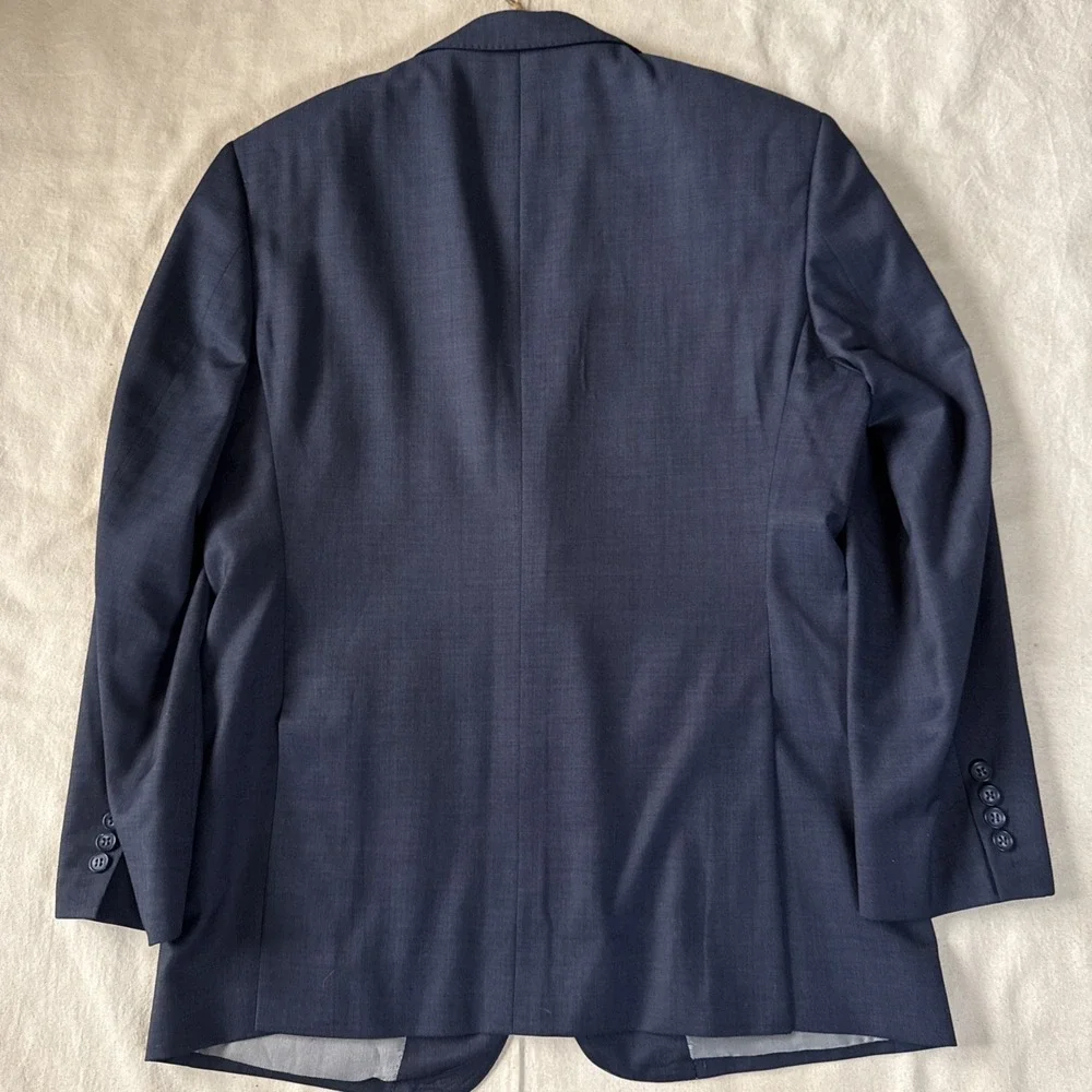 Mattarazi Uomo 2 Piece Suit Men 52R EU blue Super 150s Wool 34X29 Pants